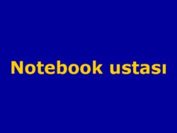 Notebook ustası